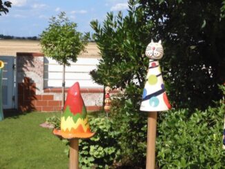 Gestalten Sie Ihren Garten, Ihre Terrasse oder Ihren Balkon mit einzigartigen Objekten aus bemalter Keramik.